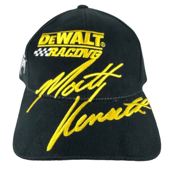 Matt Kenseth #17 Baseball Hat Cap NASCAR Dewalt Roush Racing Embroidered Black - Picture 1 of 16